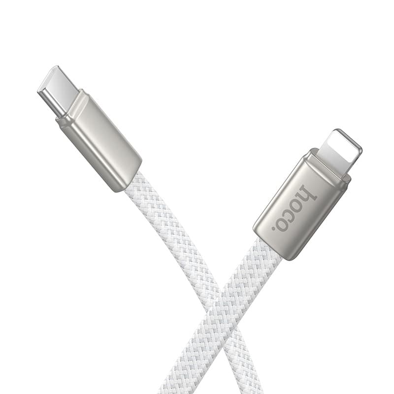 Кабель HOCO X125 Exceso PD30W charging data cable iP White