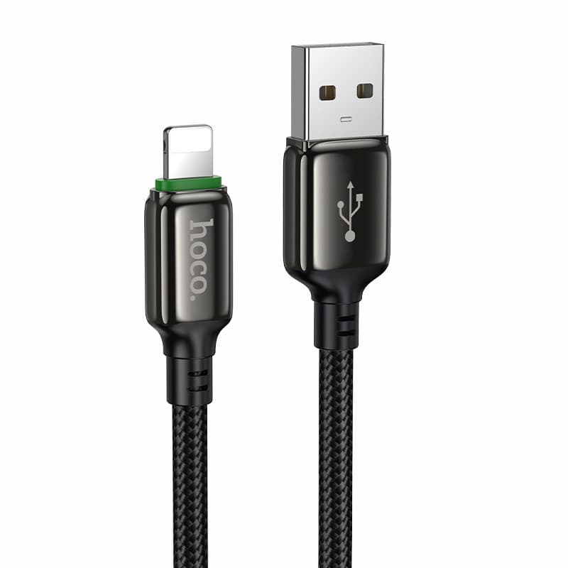 Кабель HOCO X127 Exceed charging data cable iP Black