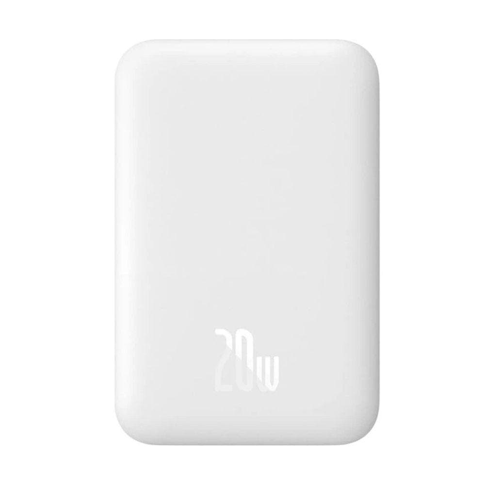 Зовнішній акумулятор Baseus Magnetic Mini Air Wireless Fast Charge Power Bank 6000mAh 20W Stellar White（With Simple Series