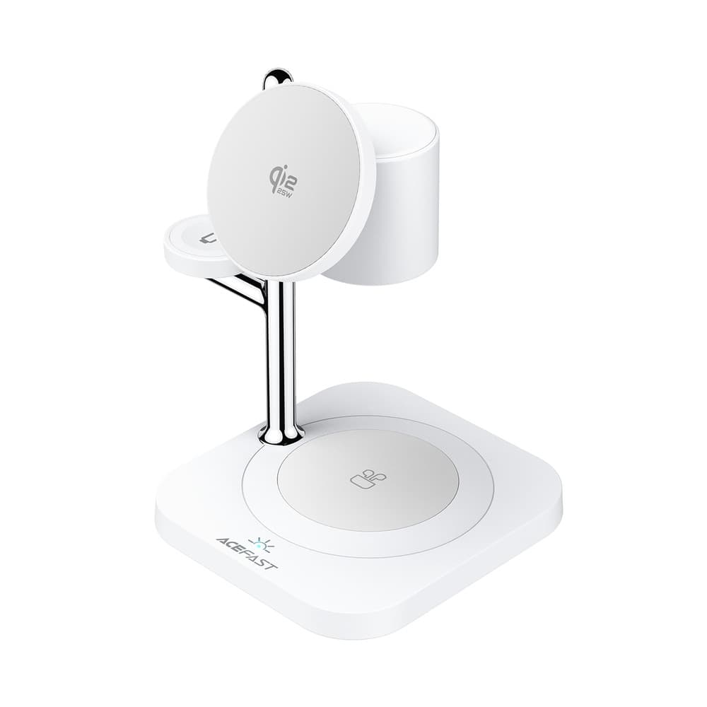 Бездротовий зарядний пристрій ACEFAST E39 desktop 4-in-1 wireless charging holder White