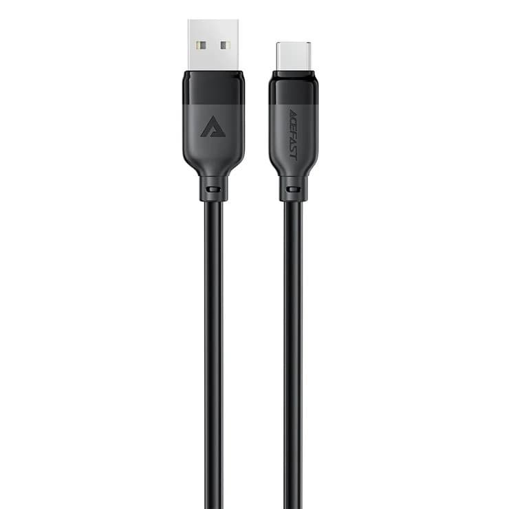Кабель ACEFAST C16-04, USB to Type-C, 3A, 1.2m ,TPE, TPU connectors, Black