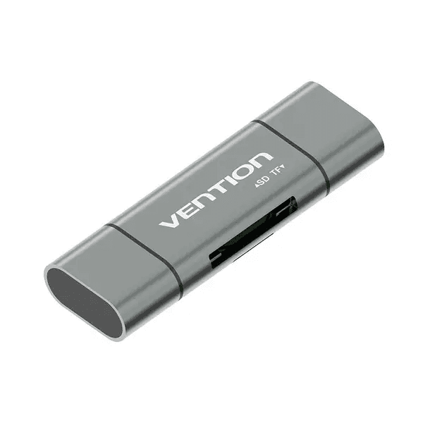 Кардрідер Vention USB3.0 Multi-function Card Reader Gray Metal Type (CCHH0)