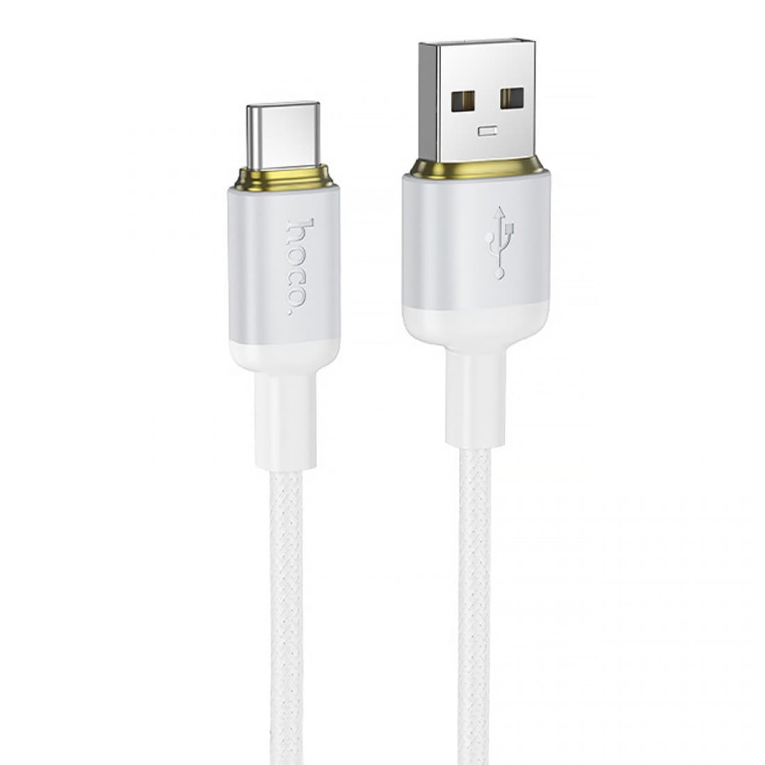Кабель HOCO X128 Benefit charging data cable Type-C White