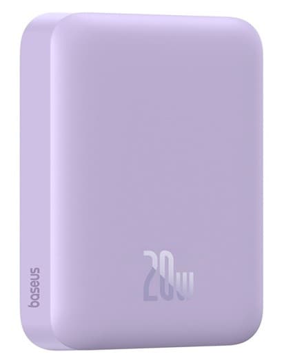 Зовнішній акумулятор Baseus Magnetic Mini Air Wireless Fast Charge Power Bank 6000mAh 20W Nebula Purple(With Simple Series