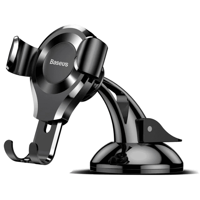 Автотримач для телефона Baseus Osculum Type Gravity Car Mount Black