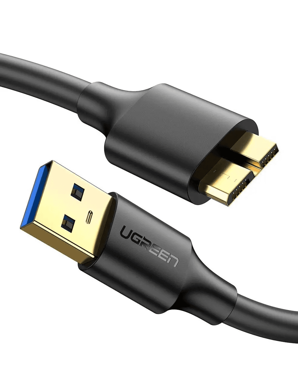 Кабель UGREEN US130 USB 3.0 A Male to Micro USB 3.0 Male Cable 0.5m (Black)(UGR-10840)