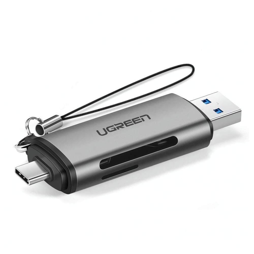 Кардрідер UGREEN CM185 USB-C/USB-A Card Reader (UGR-50706)