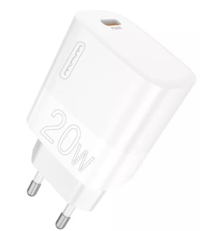 Мережевий зарядний пристрій WUW-C196 1Type-C PD20W white