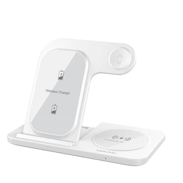 Бездротовий зарядний пристрій WUW-C250 3 in 1 desktop foldable wireless charger