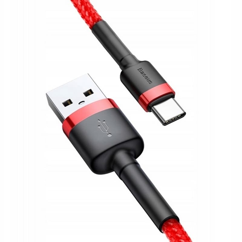 Дата кабель Baseus Cafule USB to Type-C Cable 3A (1m)