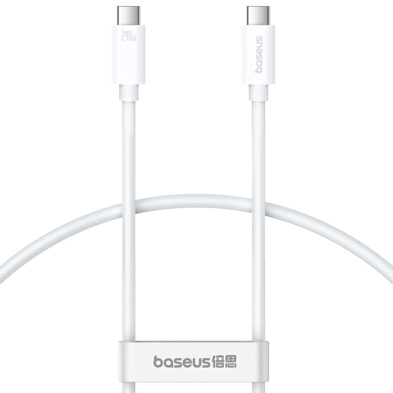 Дата кабель Baseus Superior Series 2 USB4 Full-Function Type-C to Type-C 240W (1m)