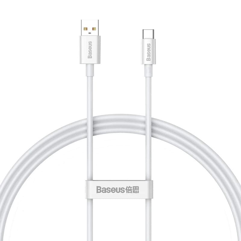 Кабель Baseus Superior Series Fast Charging Data Cable USB to Type-C 100W 1m Moon White