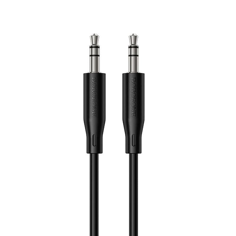 Аудіокабель BOROFONE BL26 3.5mm male to 3.5mm male, TPE, 1m Black