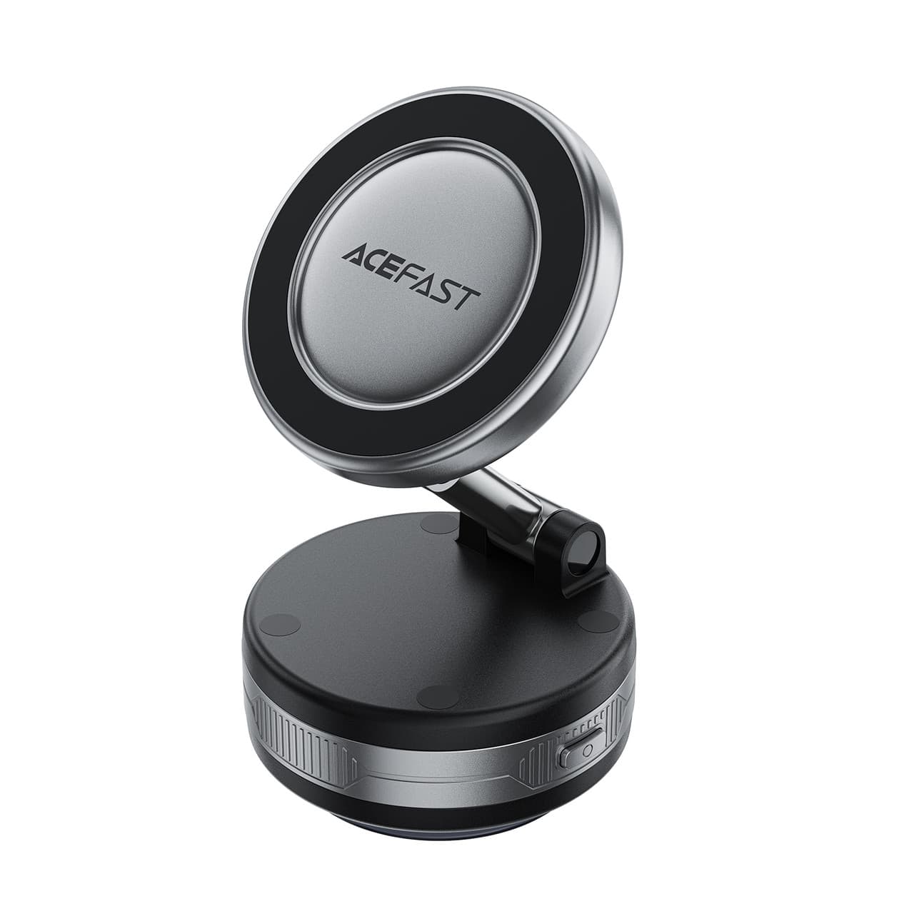 Автотримач для телефона ACEFAST E30 Electric Suction cup magnetic Phone holder, Metal Gray