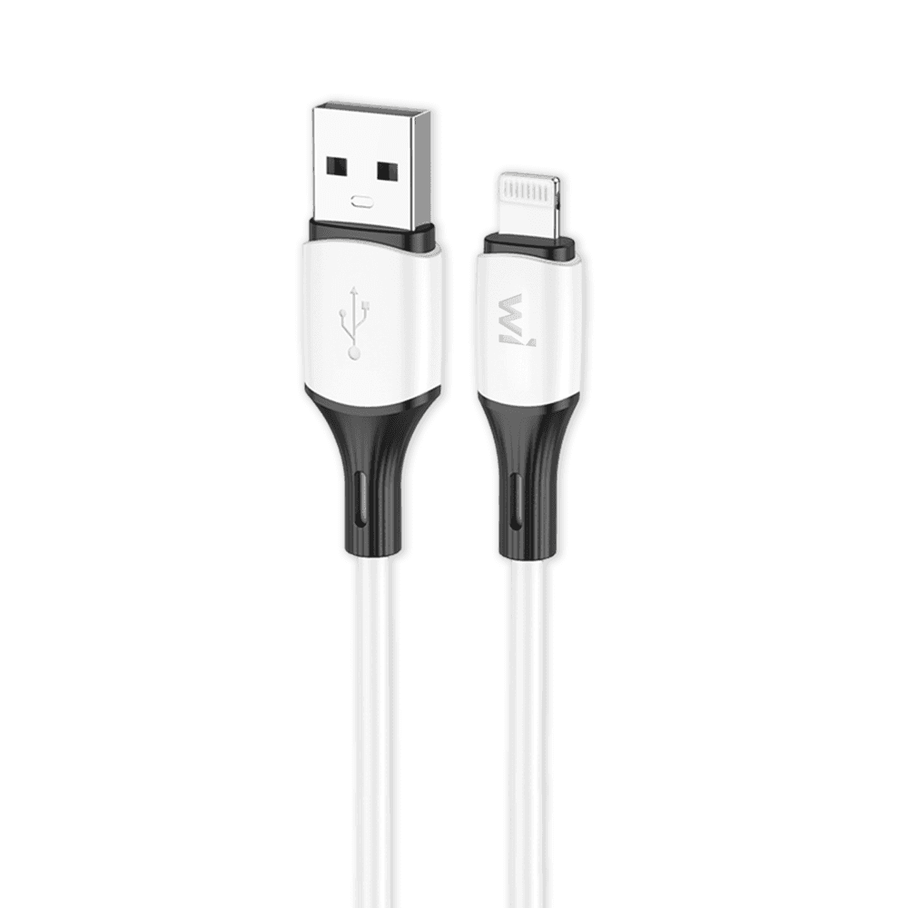 Кабель Wibrand Mamba iP silicone charging data cable 1m White