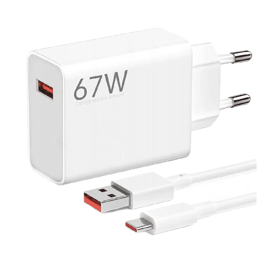 Мережевий зарядний пристрій Xiaomi 67W HyperCharge Combo (Type-A) EU