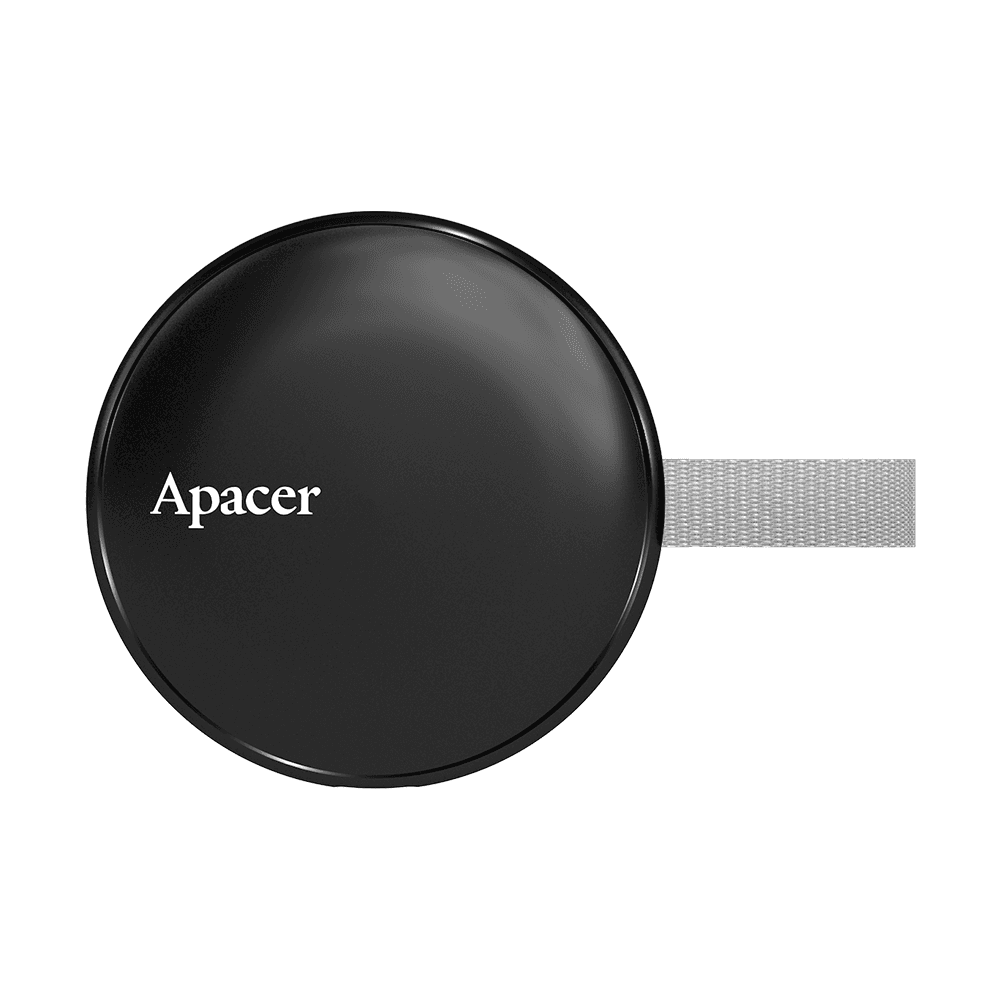 Портативний SSD Apacer Magnetic AS725 1 TB USB 3.2 Gen.2 Type-C MagSafe Black