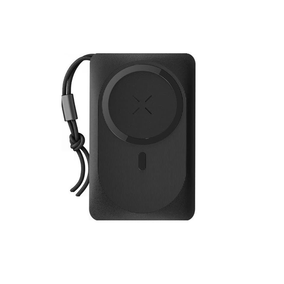 Зовнішній акумулятор VEGER MagOn Wireless Power Bank 10000mAh Black